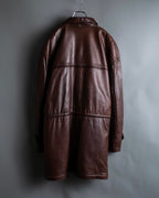 Vintage super oversized leather coat