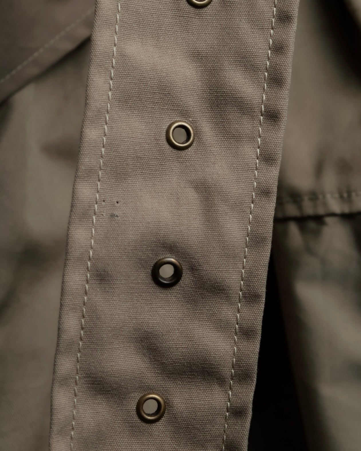 "SEEALL" patchwork designed maxi trench coat