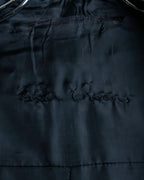 “Rick Owens” lamb leather classic biker jacket with high funnel