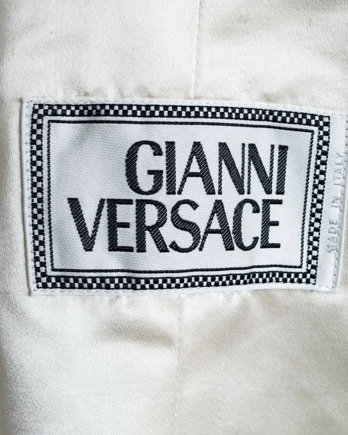 Versace Thick Silhouette Luxury Leather Coat