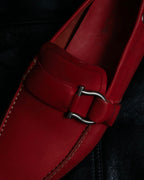 "Salvatore Ferragamo" gancino designed rubber sole loafer