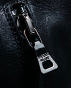 "PRADA" engineered leather boots