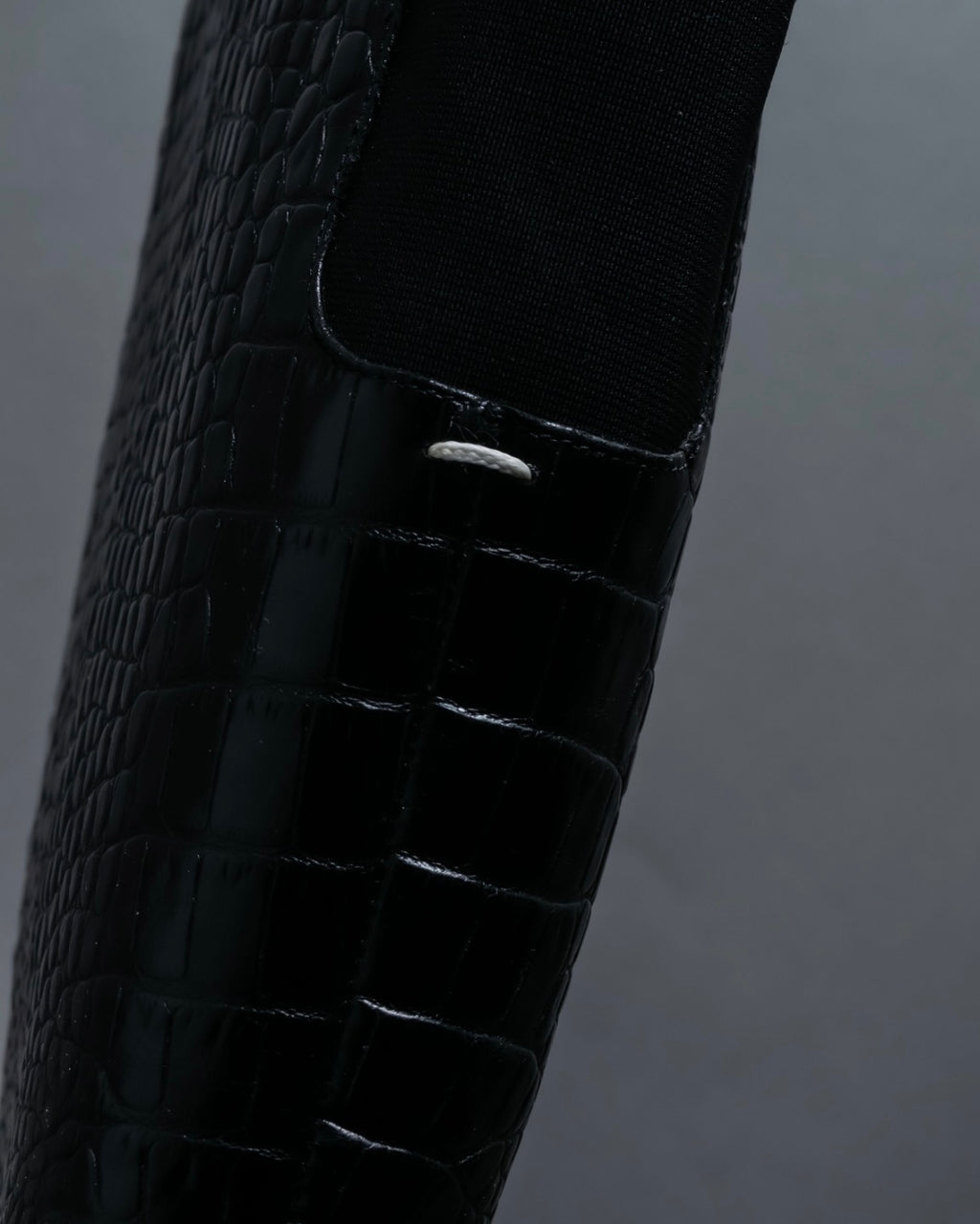 "Maison Martin Margiela" high quality crocodile leather long boots