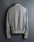"Dolce & Gabbana" Leather mesh off-white blouson
