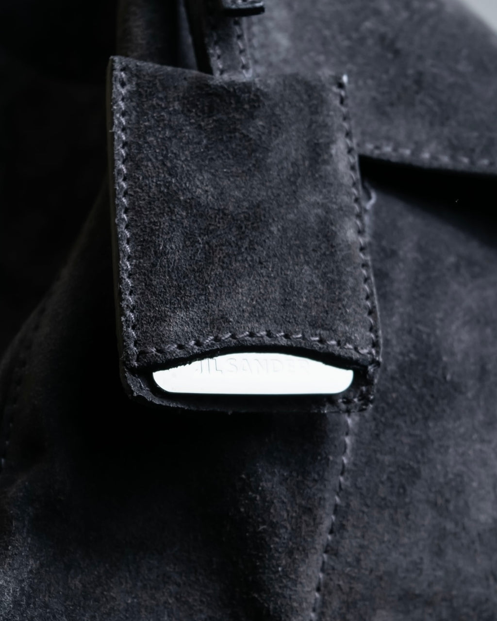 "JIL SANDER" Beautiful suede leather handbag