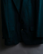 "Christian Dior MONSIEUR" Wool cashmere vibrant blue green tailored jacket
