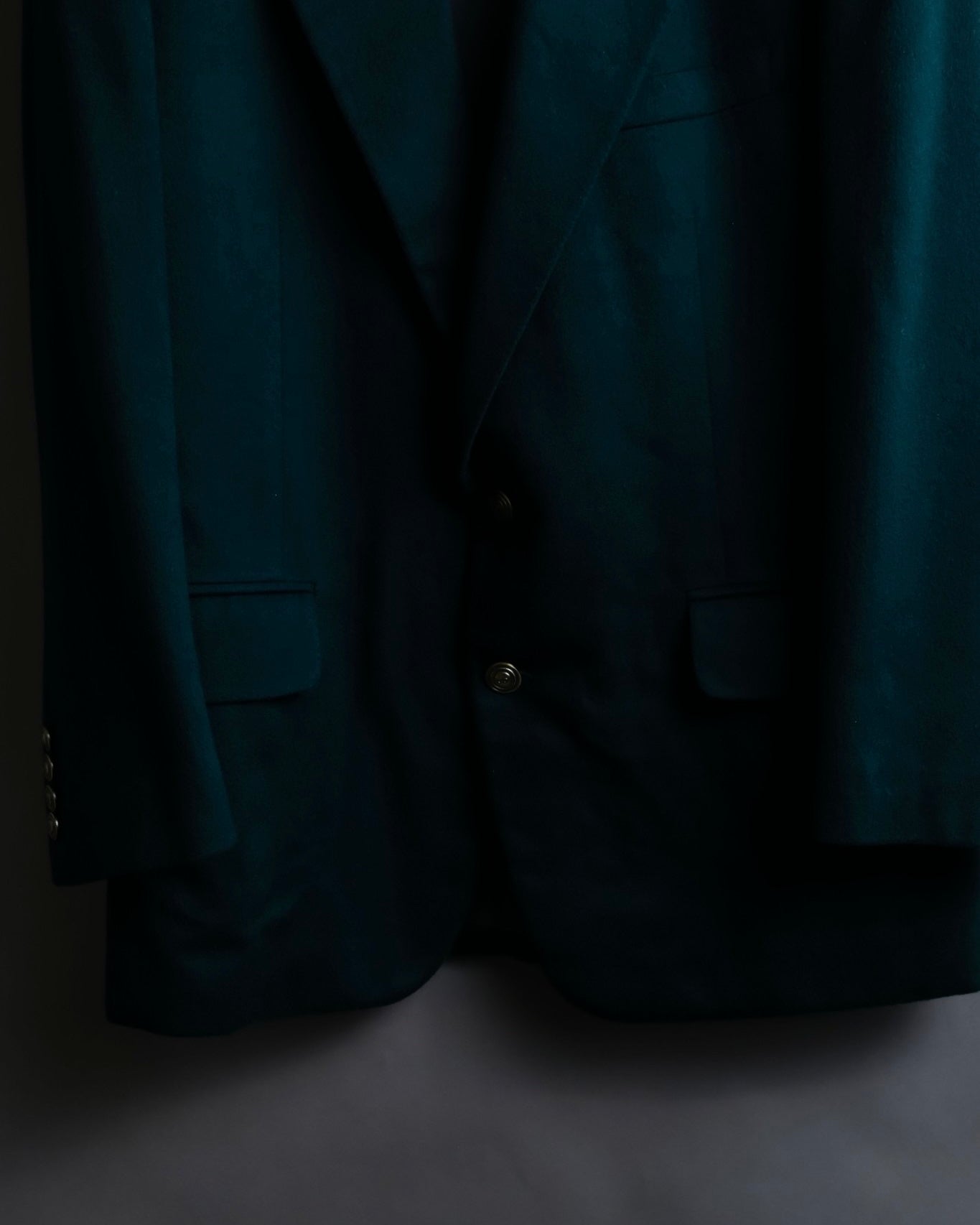 "Christian Dior MONSIEUR" Wool cashmere vibrant blue green tailored jacket