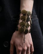 "CELINE" Round metal antique bracelet