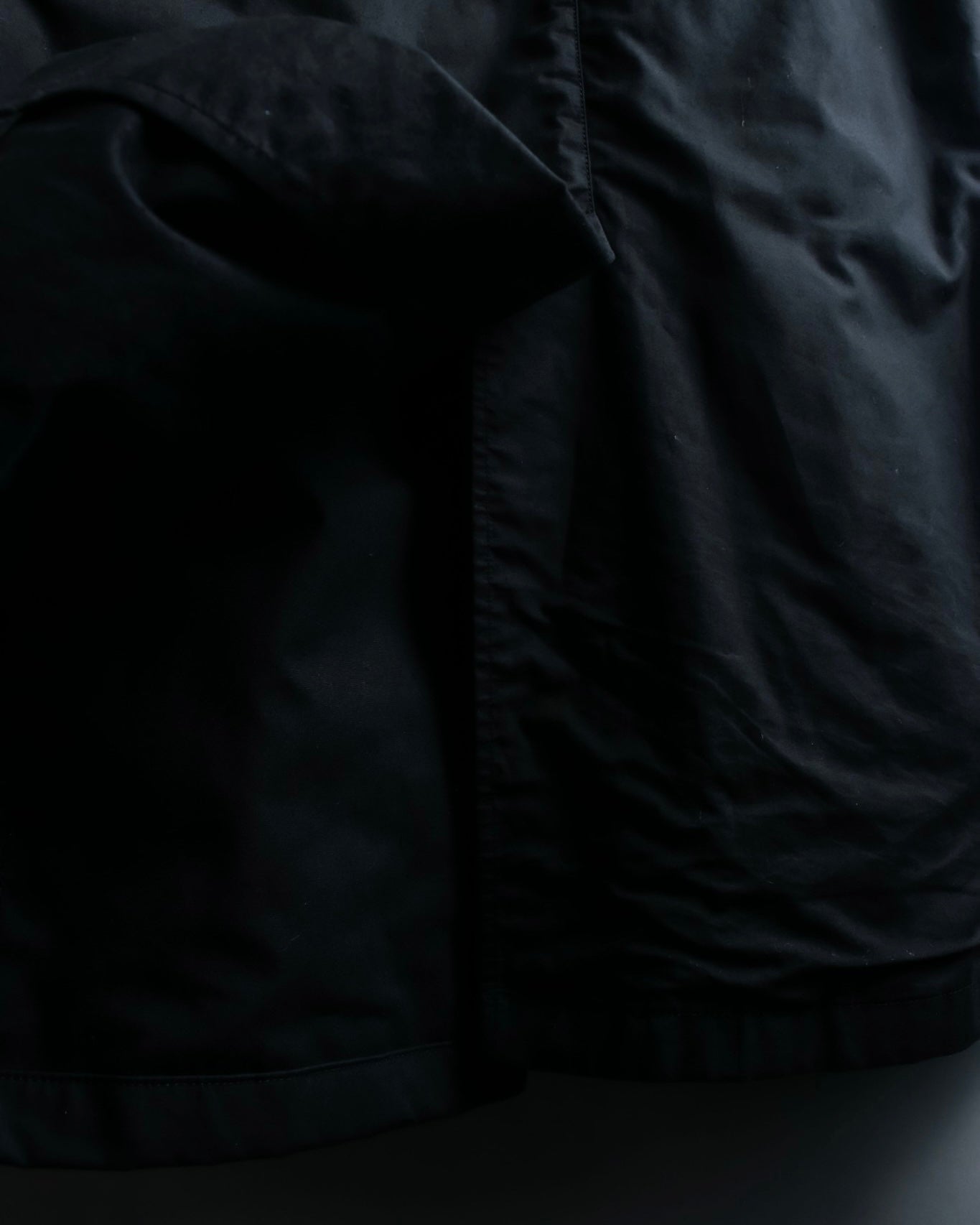 "GUCCI" Fly front knit layered double zip long coat