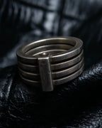 “GUCCI” silver 925 quadruple ring