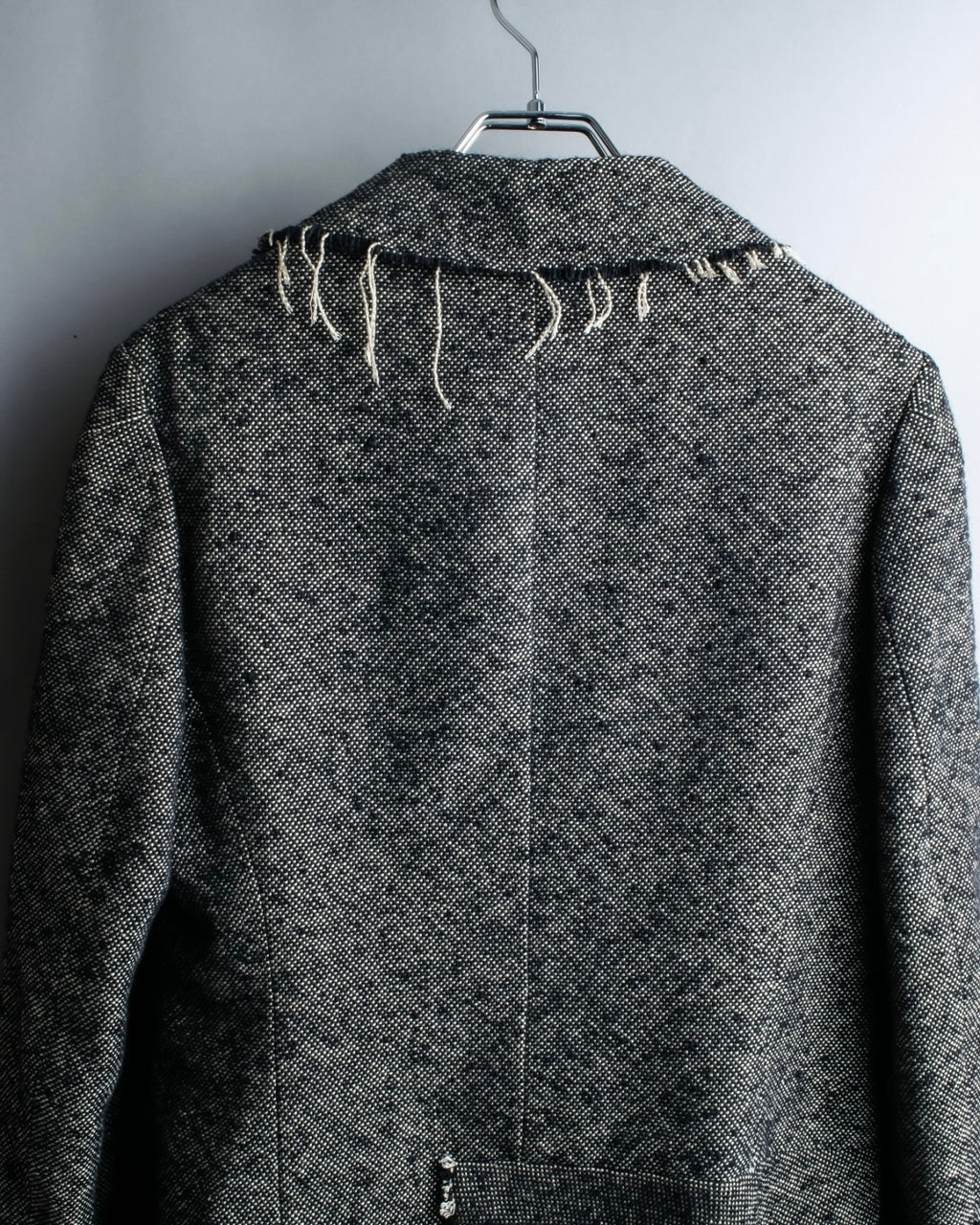 "Yohji Yamamoto +NOIR" Frill smoking jacket