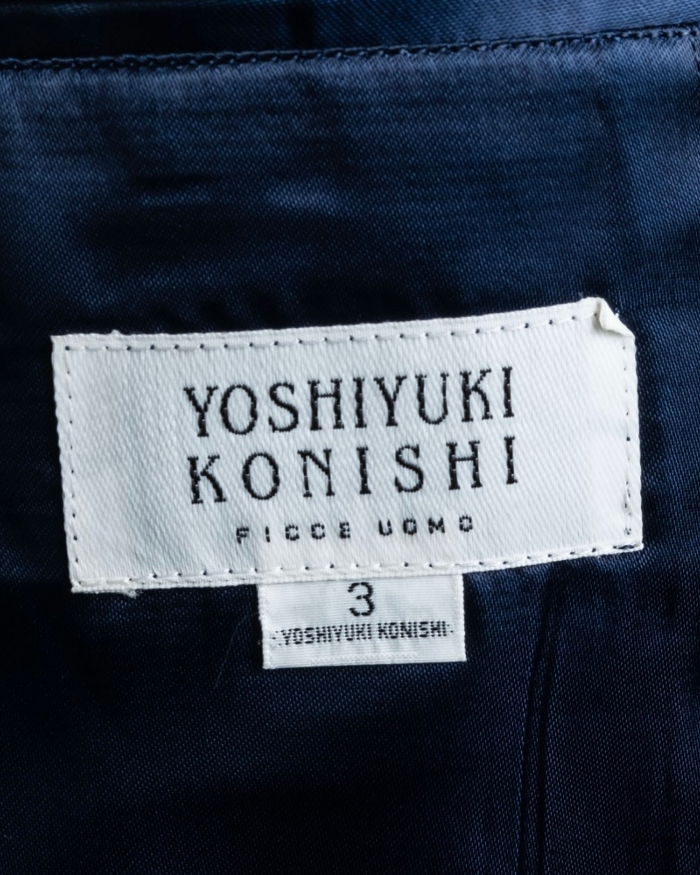 "YOSHIYUKI KONISHI" Embroidered accents oversized set up