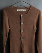 “Comme des garçons ” u-neck knit cardigan