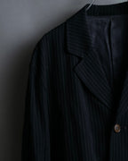 "Paul Smith London" Stitch design stripe compact lapel single tailored jacket