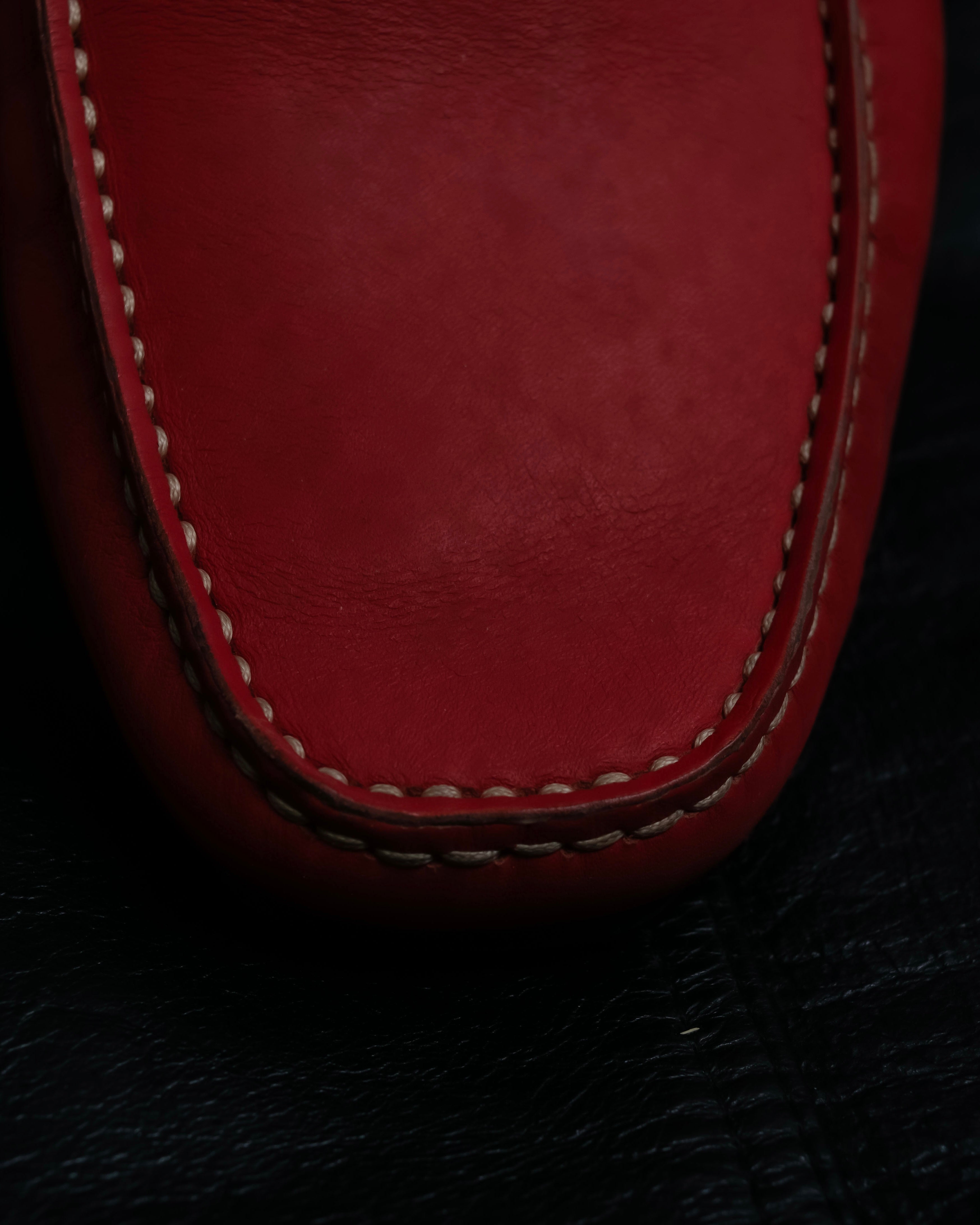 "Salvatore Ferragamo" gancino designed rubber sole loafer