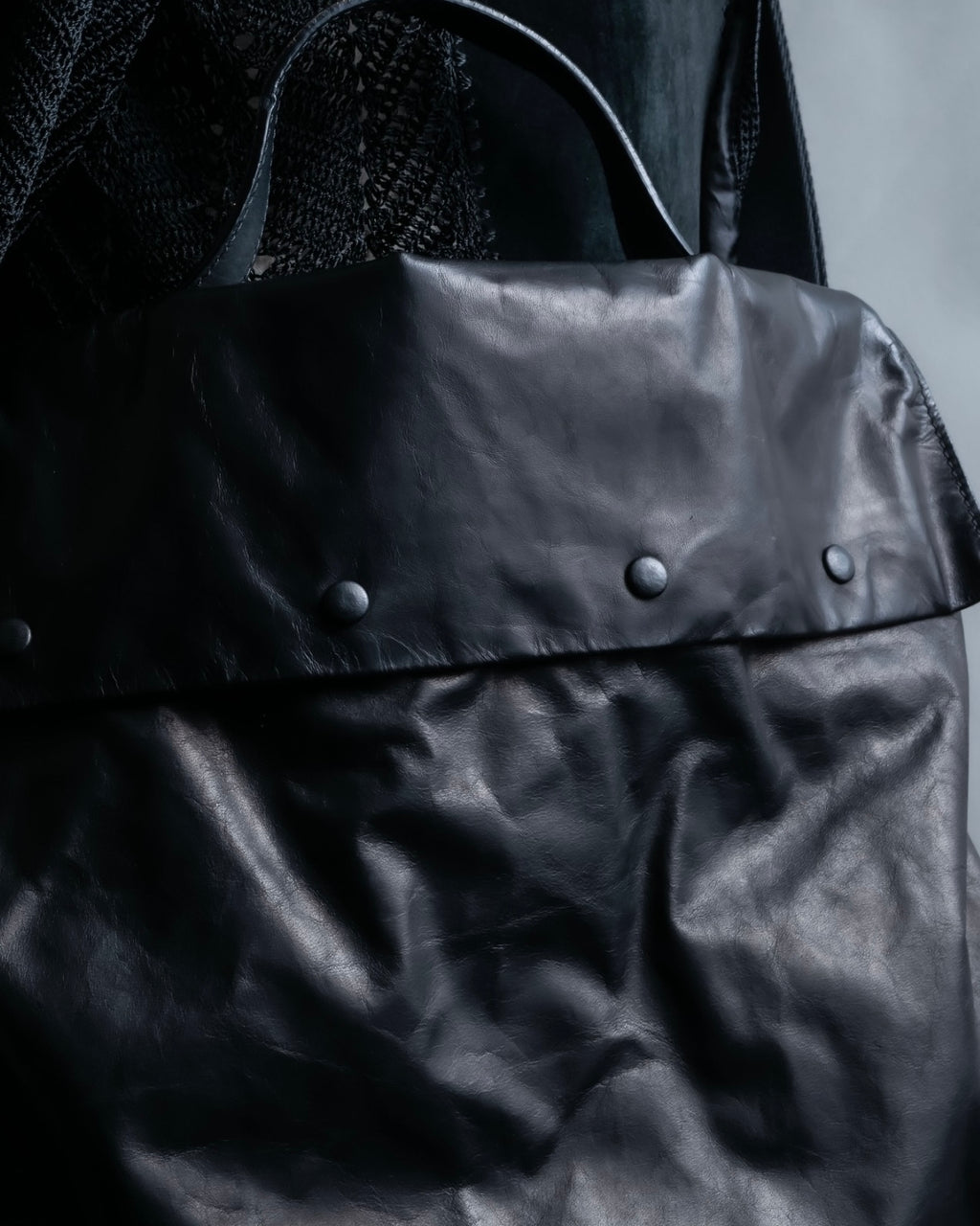 "Maison Margiela" 2016 aw leather sailor bag