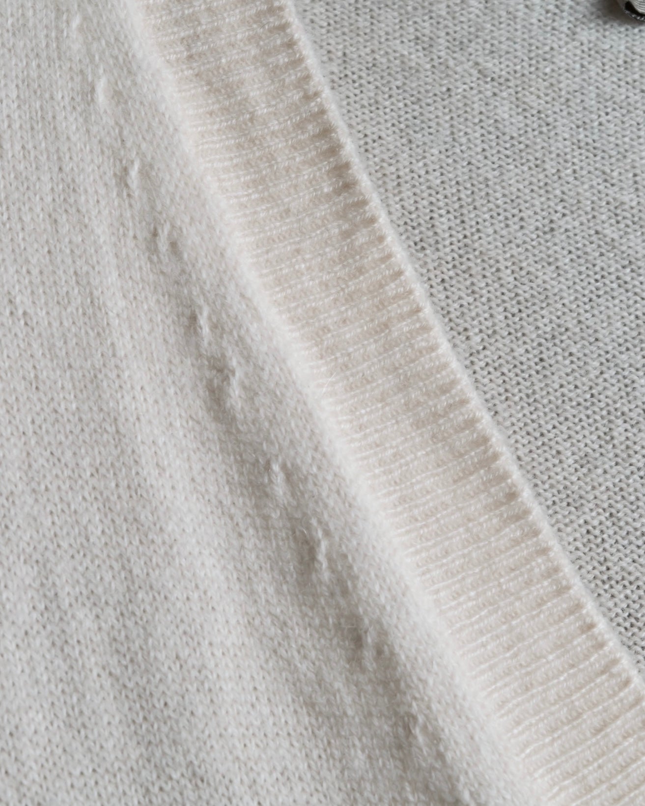 "BOTTEGA VENETA" art pattern cashmere 100% knit