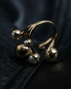 "Dior" pearl tree design ring