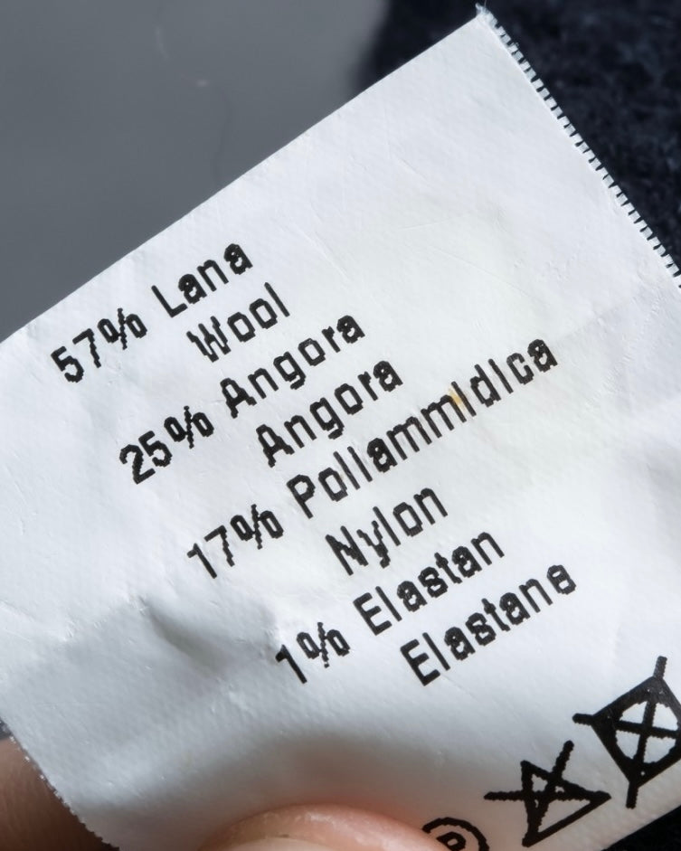 "Ermanno Scervino" Angora blend cardigan design jacket