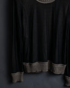 "Maison  Martin Margiela" 2011 aw smooth double sheer knit