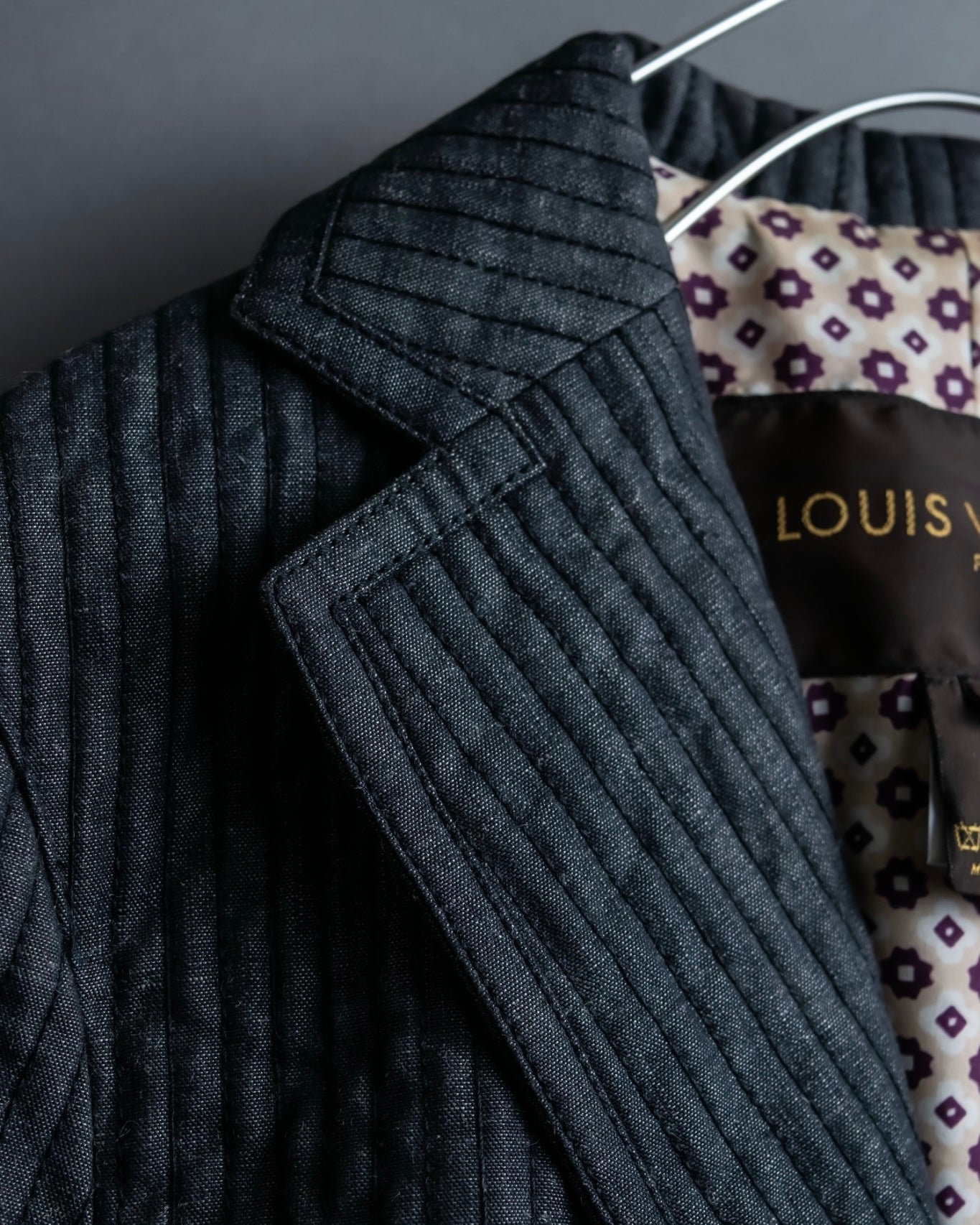 "LOUIS VUITTON "Cotton corduroy single tailored jacket