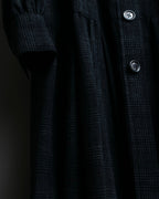“Burberry Black Label” Trench coat designed long check shirts