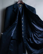 Embroidered oversized jacket coat with vest