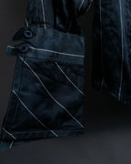 "GIANFRANCO FERRE" 100% silk striped dress shirt