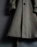 "ALPACUNA" 70's Pure wool beautiful trench coat