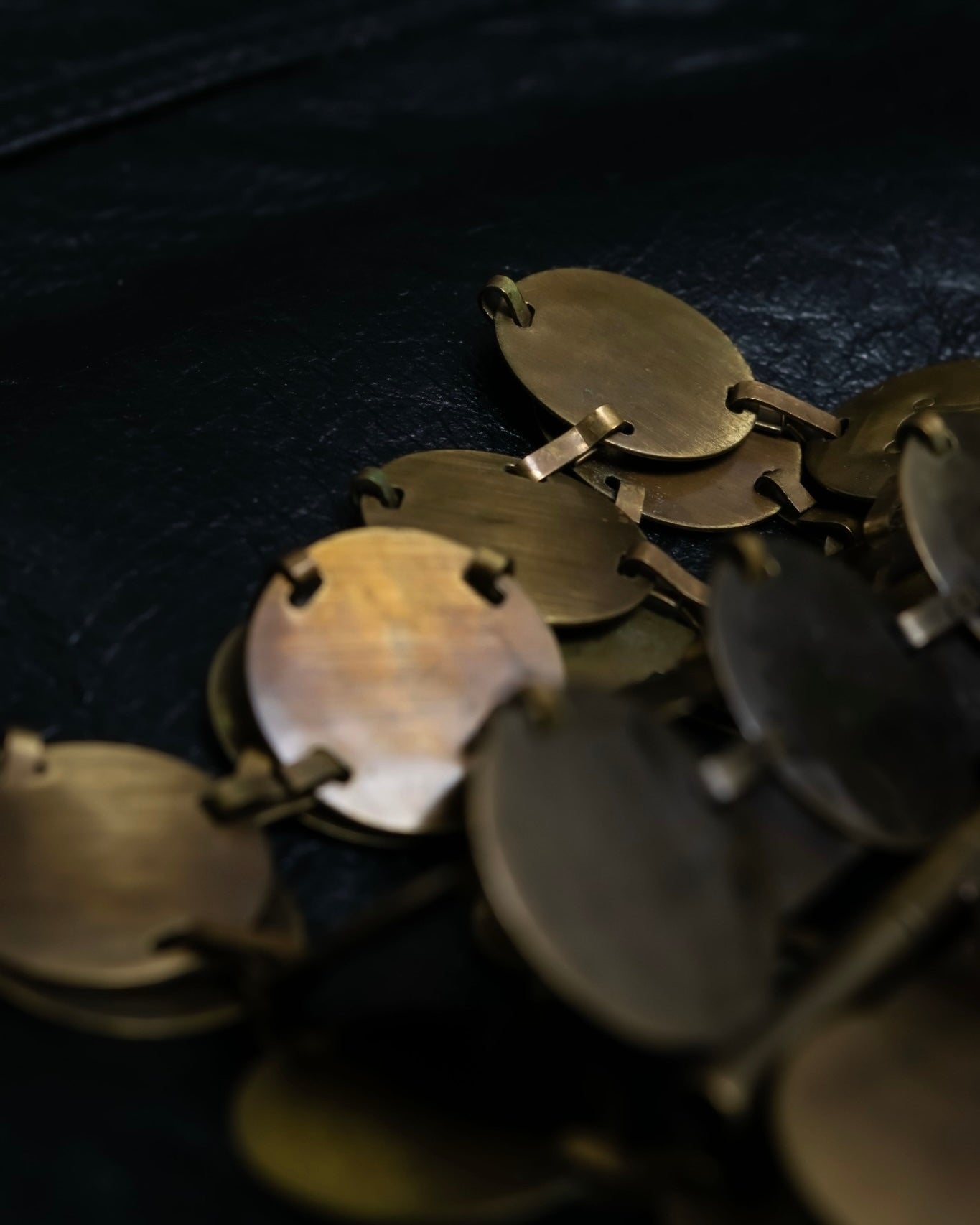 "CELINE" Round metal antique bracelet