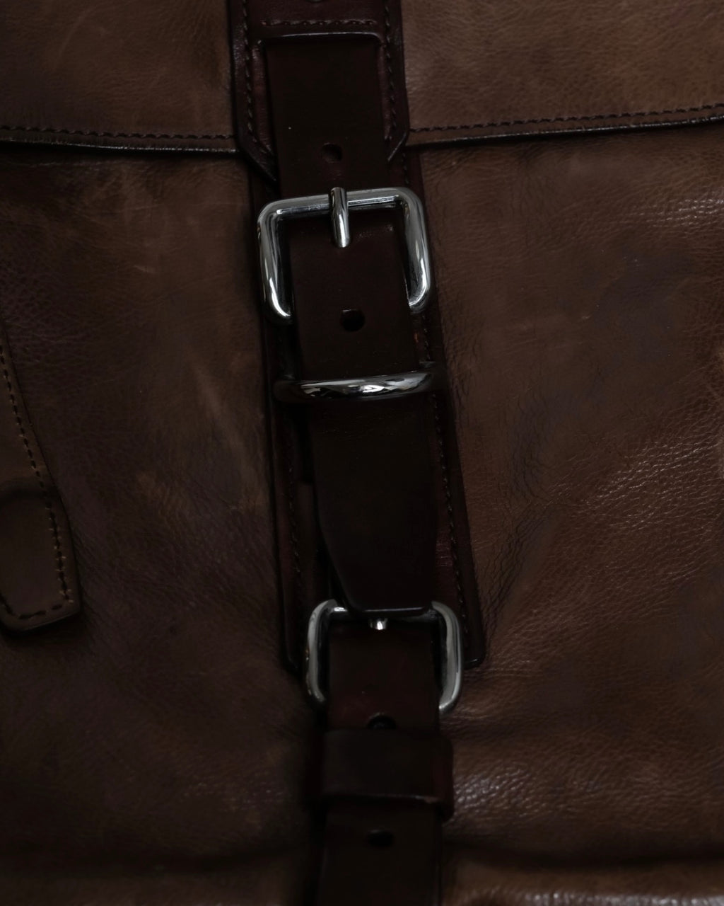 "PRADA" Real leather wrapped bag