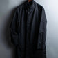"GUCCI" Fly front knit layered double zip long coat