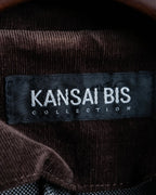 "KANSAI BIS" tailored corduroy combination jacket