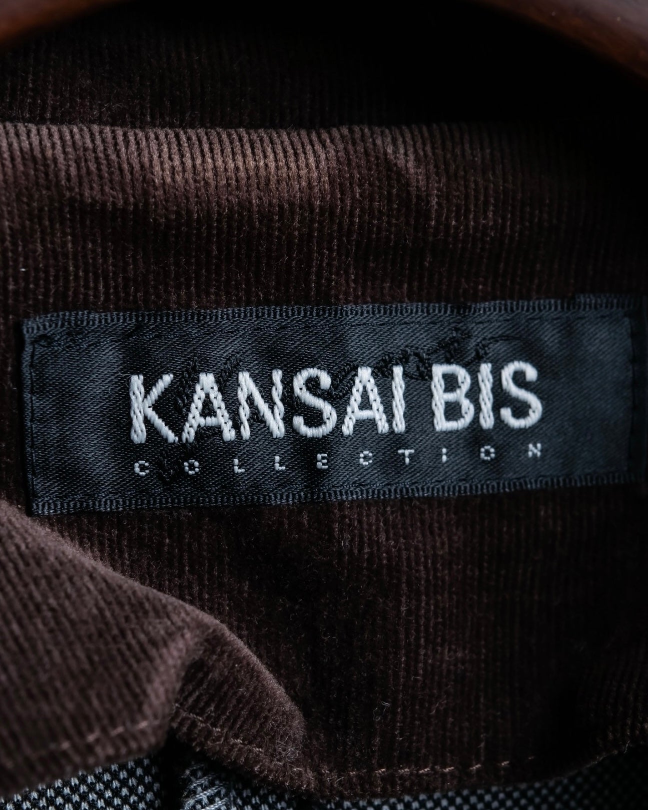 "KANSAI BIS" tailored corduroy combination jacket
