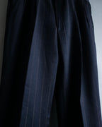 "Christian Dior" stitch design stripe black set up