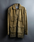 Vintage suede fringe jacket