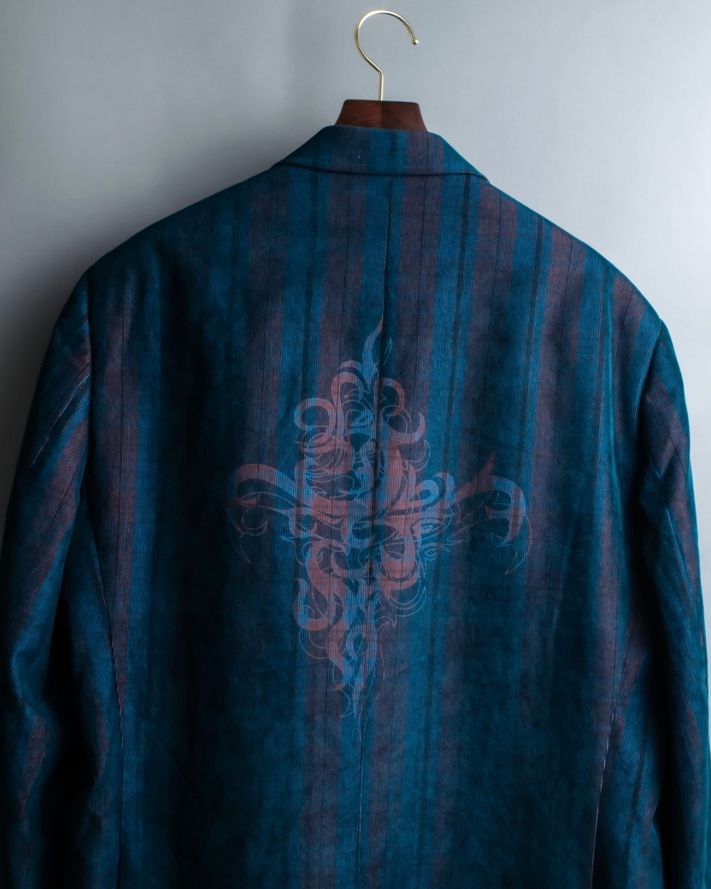 XL Vintage iridescent corduroy tailored jacket