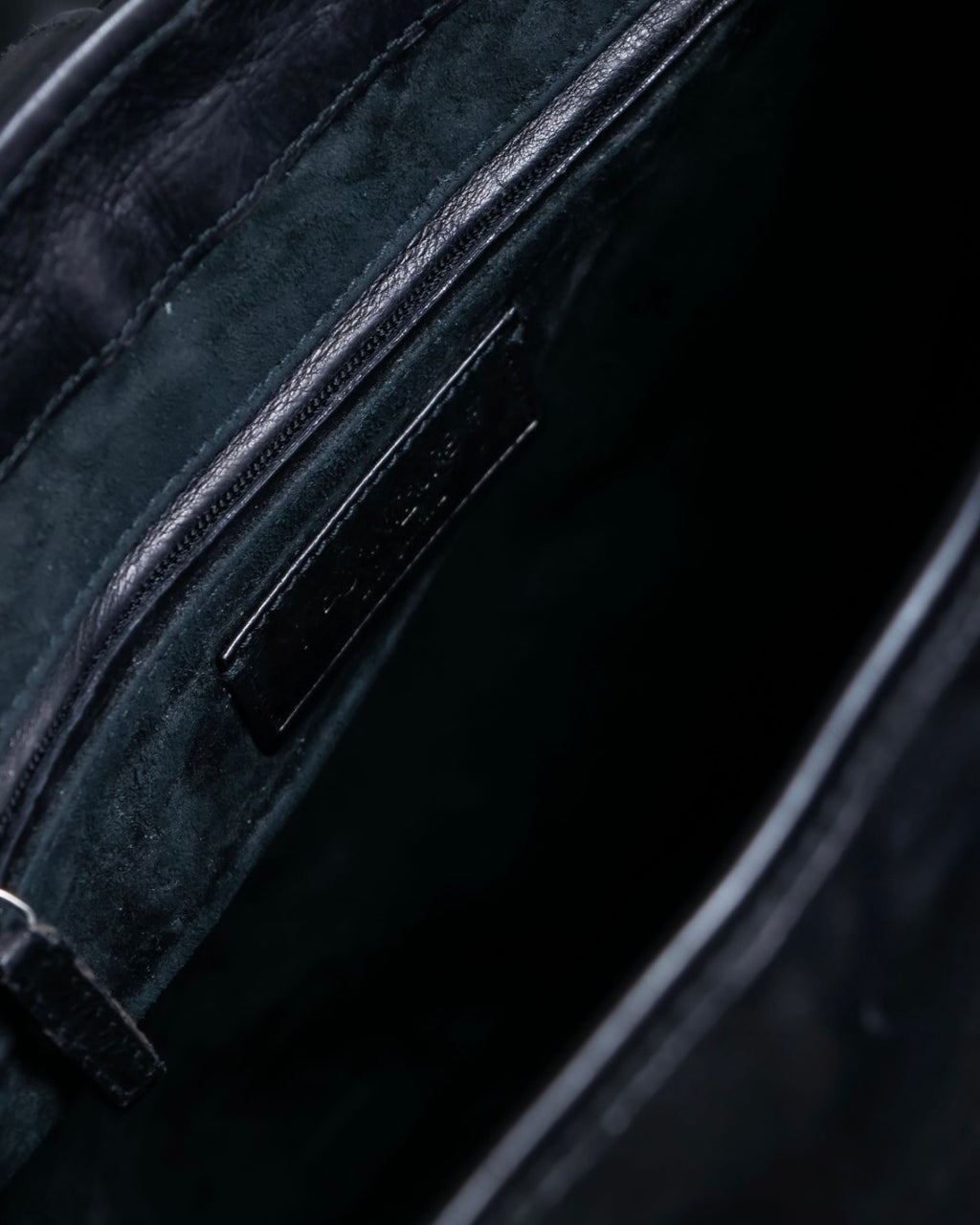 "YSL" Leather belt detail shoulder bag