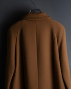 “LOEWE” beautiful cut raglan sleeve Lana wool 100% coat