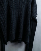 "GVGV" Arm custom layered knit