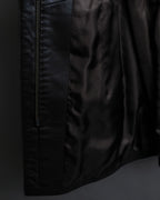 "Emporio Armani" leather stitch special design jacket