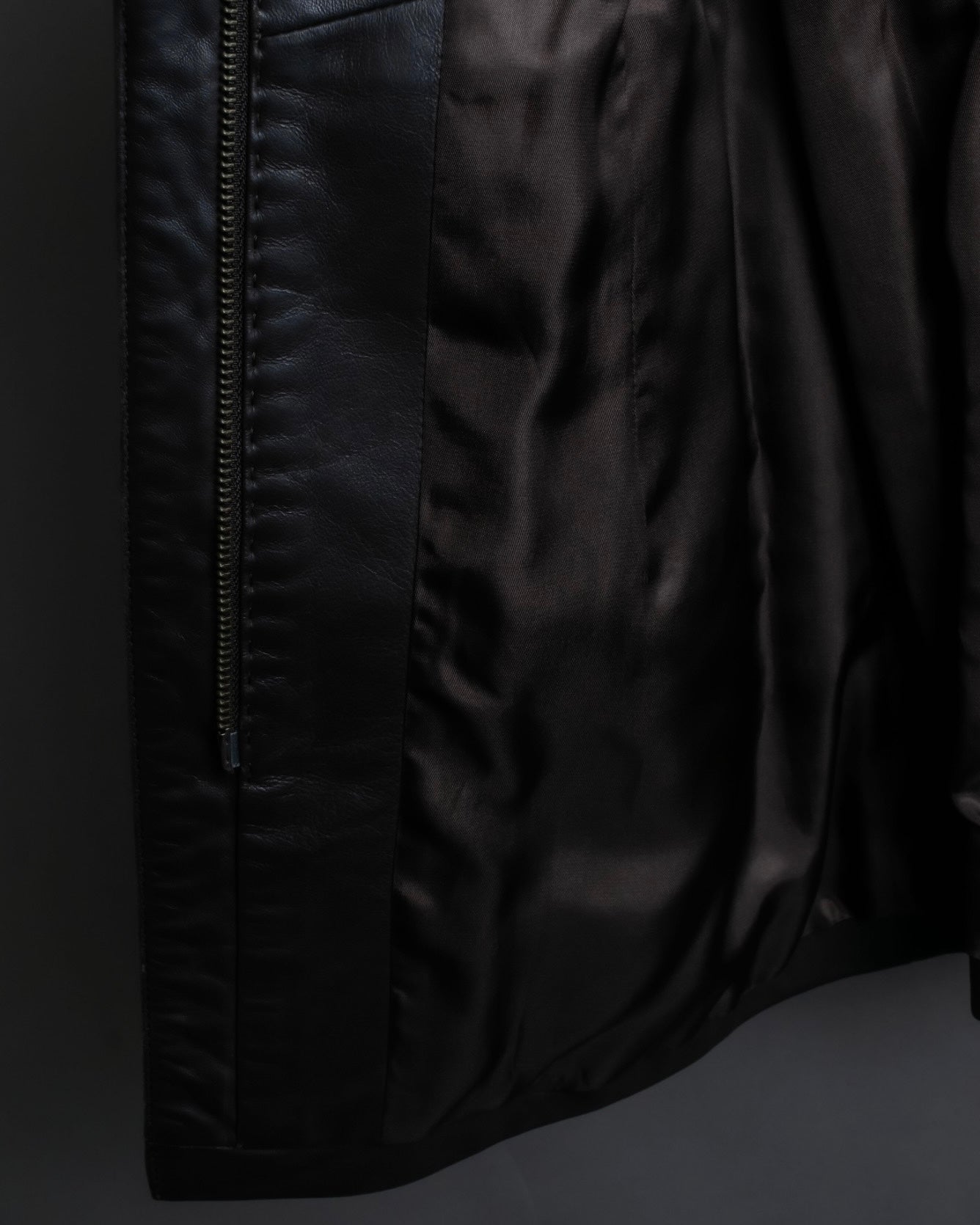 "Emporio Armani" leather stitch special design jacket