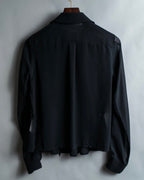 "COMME des GARÇONS" ruched sheer shirt