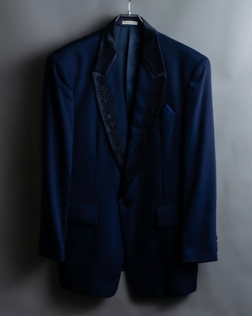 "YOSHIYUKI KONISHI" Embroidered accents oversized set up