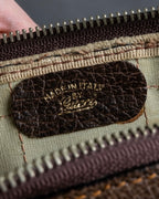 "OLD GUCCI" GG plus shelly line handbag