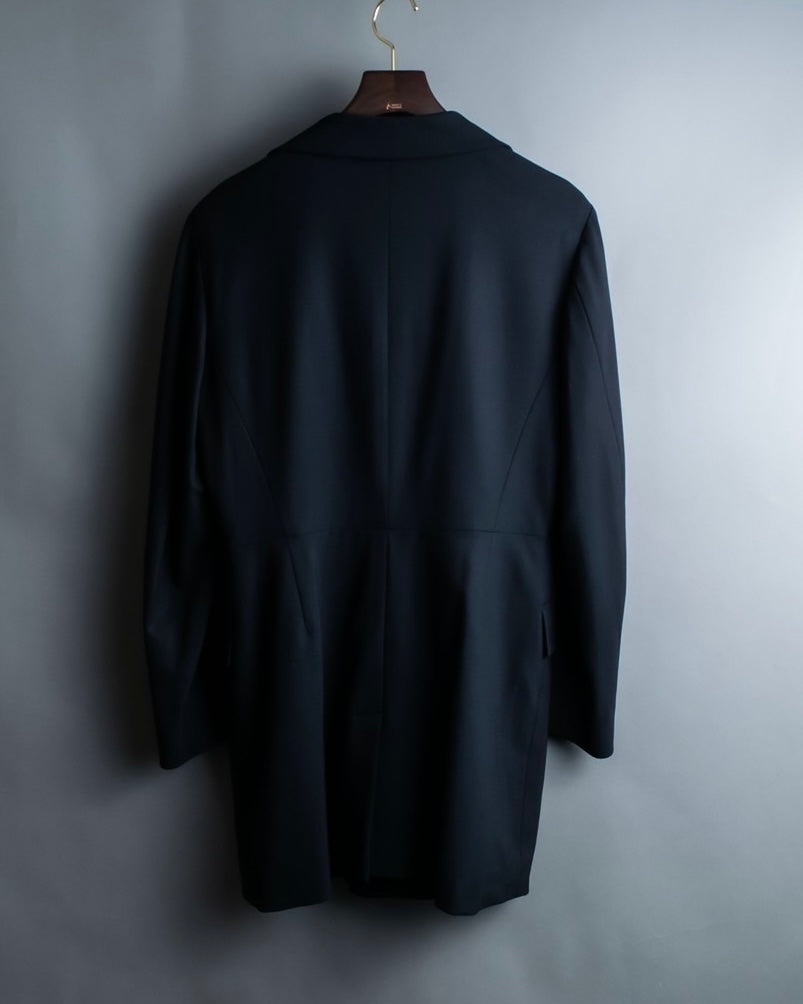 "JIL SANDER" double-breasted lightweight wool jacket