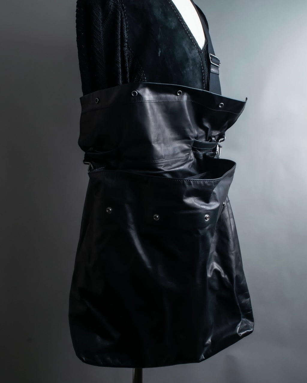 "Maison Margiela" 2016 aw leather sailor bag