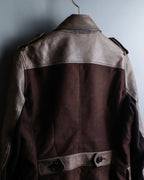 00's dal zip napoleon leather jacket