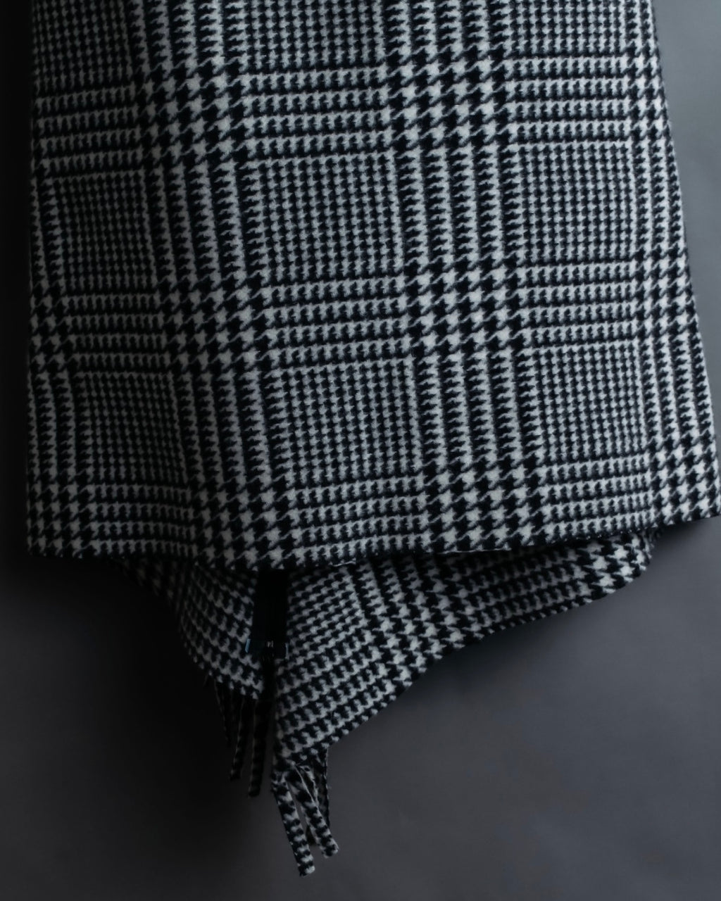 “BALENCIAGA  18AW” Virgin wool  plaid wrapped skirt