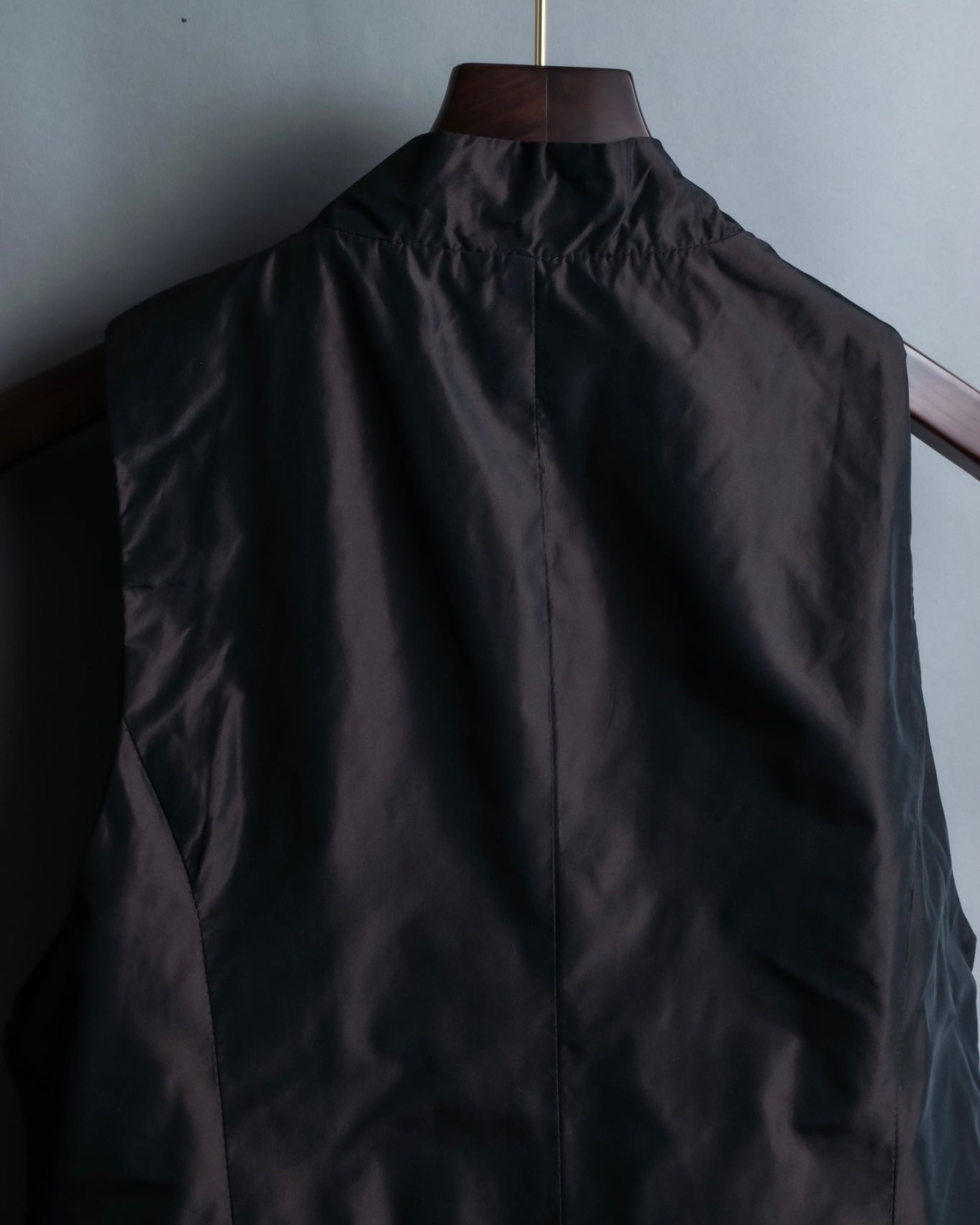 "Hiroko Koshino" fur x leather combination vest